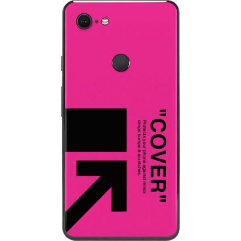 Black and Pink Arrows Google Pixel 3 XL Skin